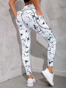 Top Trending Women Gym <b>Leggings</b> Wholesale High Waisted <b>Nylon</b> Spandex Seamless Stretch Breathable Squat Proof Fitness <b>Leggings</b> - Product Image 6