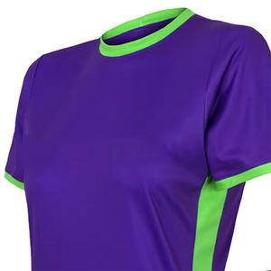 Tenue de football tendance, uniforme de football, maillot d'entraînement de football à col rond avec short à taille haute élastique, ensembles uniformes - Product Image 5