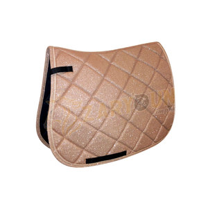 Almohadillas de sillín brillantes de alta calidad para montar a caballo, la mejor venta de productos ecuestres con forro de tela, diseño personalizado - Product Image 4