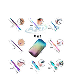 Kit de pédicure électrique et manuel, ensemble d'outils de soin des ongles et des pieds, kit de pédicure de luxe, ensemble de soin des pieds et des ongles en dix pièces - Product Image 2