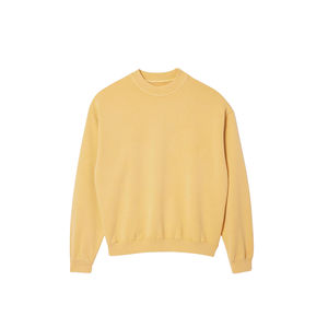 เสื้อสเวตเชิ้ตคอกลมสีเหลืองพรีเมียม สวมใส่สบาย แบบยูนิเซ็กซ์ เนื้อผ้านุ่ม ทนทาน มีสไตล์ ลำลอง ใส่สบายทุกวันสำหรับผู้ชาย - Product Image 1