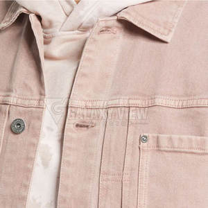 Nouvelle conception de veste en jean pour homme, veste en jean unie pour homme, streetwear, veste en jean pour homme - Product Image 5