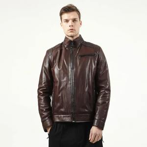 Nouveau design de vestes de qualité supérieure Veste en cuir à imprimé léopard pour hommes élégants coupe ajustée Vestes pour hommes de grande taille - Product Image 2