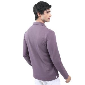 2025 Best New Men's for Polo <b>Shirts</b> Breathable Polyester Spandex <b>Golf</b> <b>Shirt</b> Fast Drying <b>Long</b> <b>Sleeve</b> Plain Blank Solid Knitted Fa - Product Image 5