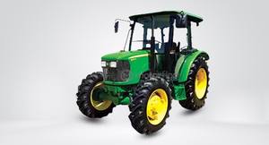 รถแทรกเตอร์อุตสาหกรรมมือสองยี่ห้อจอห์น เดียร์ 110 แรงม้า ขับเคลื่อน 4 ล้อ ระบบเกียร์พร้อมปั๊มและชุดเกียร์ ขาย - Product Image 2