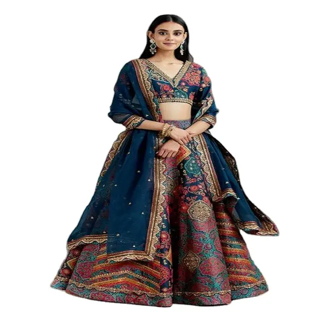 Beste Angebote Trend Design Lehenga Choli für indische traditionelle Kleidung Herstellung in Indien Niedrige Preise