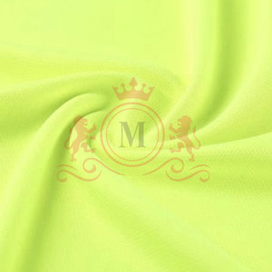 Camiseta de Fútbol para Hombre, Cuello en V, Verde Neón, Manga Corta, Poliéster que Absorbe la Humedad, Corte Regular, Ropa Deportiva de Verano - Product Image 3