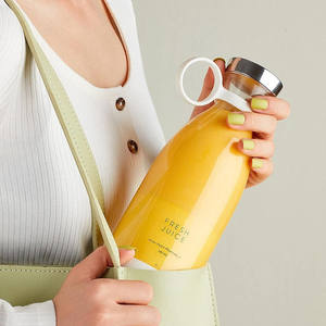 Bouteille mixeur Myrva 0,3-0,5L, mixeur manuel pour smoothies, récipient en verre, anti-fuite, usage domestique - Product Image 6