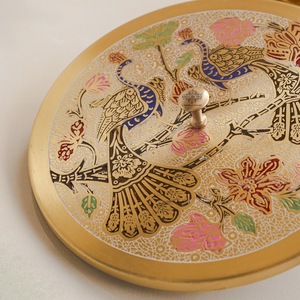 IndianArtVilla Boîte à épices en laiton fabriqué à la main avec couvercle-Ustensiles de cuisine et vaisselle, 7.5 pouces - Product Image 5