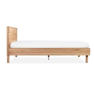 Meubles de lit en bois de teck massif cadre de lit pour maison ou hôtel et villa avec finition en bois naturel - Product Image 4