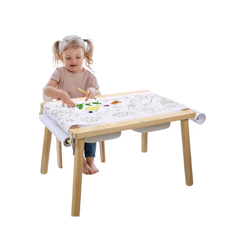 Gift Houten Montessori Kind Activiteit Baby Spelen Zand En Water Sensorische Tafel