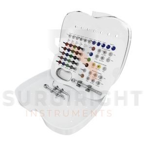 Kit Quirúrgico Profesional para Implantes Dentales Surgiright, Fuente de Alimentación Eléctrica, Instrumentos para Colocación de Implantes, Certificado CB, 3 Mandíbulas - Product Image 2