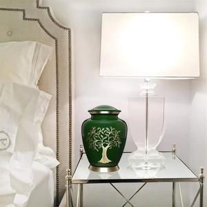 Urna Funeraria Grande Árbol de la Vida Azul para Cenizas Humanas, Excelente Calidad al Mejor Precio para Cremación Funeraria por ACW - Product Image 6