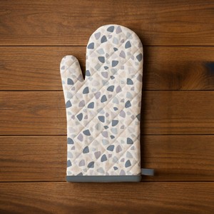 Juego de guantes de cocina para horno, mitones acolchados de algodón para protección contra el calor, ideal para parrilla de horno y estufa - Product Image 1