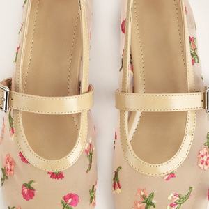 Chaussures plates en toile tissées à la main, mocassins décontractés traditionnels, respirants, en lin, pour l'été, chaussures plates légères artisanales pour femmes - Product Image 2