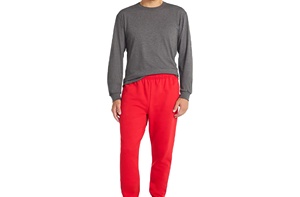 Men's Midweight Oversized Casual Eco-Friendly Breathable Cotton-<b>Polyester</b> <b>Jogger</b> Set for Men Wholesale - Product Image 3