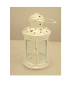 <b>Mini</b> Vintage Decorative <b>Lantern</b> Golden Colour Metal Candle Holders for Hanging and Floor Decoration - Product Image 5