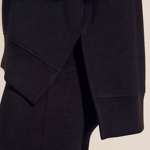 เสื้อสเวตเตอร์คอลูกเรือโอเวอร์ไซส์สำหรับผู้หญิงเสื้อมีฮู้ดผ้าไหมระบายอากาศป้องกันการเกิดรอยยับพิมพ์ลายน่ารักโลโก้ตามสั่งสำหรับฤดูใบไม้ร่วง - Product Image 4