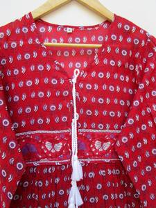 Caftán lavable de diseñador más vendido para mujer, vestido largo disponible a precio mayorista, exportador indio - Product Image 4