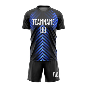 Uniformes de Fútbol para Clubes Deportivos al por Mayor, Camisetas Deportivas con Cuello Redondo, Camisetas de Fútbol Cortas Personalizadas, 100% Poliéster Ligero - Product Image 3