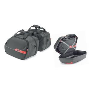 COPPIA di Borse Porta Attrezzi per Moto GIVI da 35 LT. T443D, Interne Morbide in Nylon e Alluminio per Moto V35 e V37 - Product Image 1