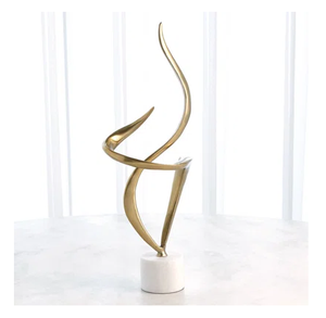 Flower Brass Design Crafts with Marble Base Crafts Top Quality Handicrafts Manufacture <b>Table</b> Decorative Item - Product Image 4