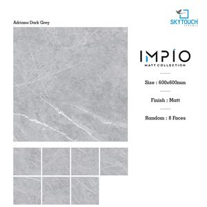 Baldosas de cerámica de porcelana esmaltada moderna GVT 600x600 Acabado mate Aislamiento térmico Ladrillo refractario antibacteriano-Venta al por mayor - Product Image 2