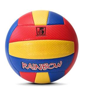 Machine Stitched PVC Rainbow <b>Volleyball</b> <b>Ball</b> for Kids Fun Recreation Indoor Outdoor Custom Logo Promotional Sports Gift - Product Image 5