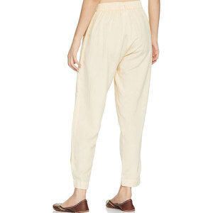 Pantalons pour femmes Slim Fit coton fait dernière conception à la mode pantalons pour femmes taille haute - Product Image 2