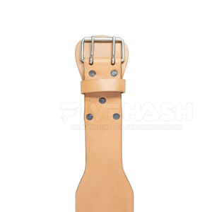 Cinturón de cuero premium para levantamiento de pesas, cinturón de gimnasio duradero para powerlifting y entrenamiento de fuerza. - Product Image 4