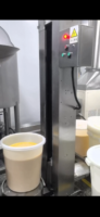 Nueva Máquina Automática de Dosificación y Vertido de Masa para Pasteles de Acero Inoxidable de Grado Alimenticio con Ruedas Móviles para Materiales Semielaborados de Panadería