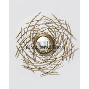 Espejo decorativo de pared elegante de alta calidad de diseñador de arte creativo moderno más demandado de proveedor indio a bajo precio - Product Image 6