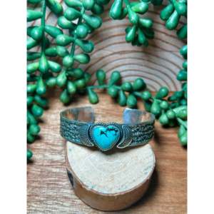 Sunshine Reeves Kingman Turquoise & Sterling <b>Silver</b> Fashion <b>Cuff</b> <b>Bracelet</b> - Product Image 1
