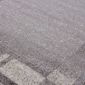 Netline Home Ephesus Plush Rectangle <b>Rug</b> <b>Grey</b> <b>Cream</b> Machine Made Living Room Carpet - Product Image 2