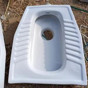 Sartén en cuclillas barata, artículos sanitarios, cerámica cómoda, diseño moderno oriental, inodoro, inodoro, uso de Hotel de una pieza con cubierta - Product Image 3