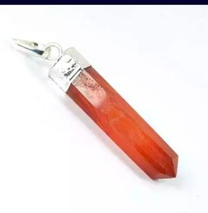 สร้อยคอจี้คริสตัลคาร์เนเลียนธรรมชาติคุณภาพดีที่สุดเพื่อความมั่นใจและความคิดสร้างสรรค์ - Product Image 1