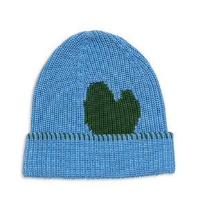 High Quality 100% Wool Unisex <b>Green</b> Jacquard Beanie Caps-Durable & Warm with Custom Logo - Product Image 5