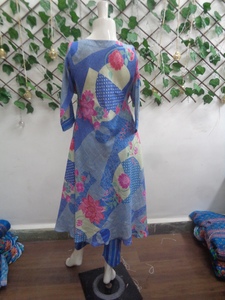 Phụ nữ thời trang thanh lịch quần áo dân tộc Ấn Độ kurta thiết lập cho các tùy chọn mặc giản dị và văn phòng với giá tốt nhất - Product Image 3