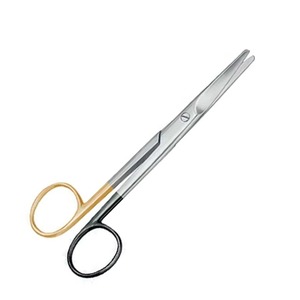 Ciseaux chirurgicaux manuels de qualité supérieure TC Supercut à lame émoussée |   Utilisation en hôpital et en chirurgie plastique, garantie à vie - Product Image 2