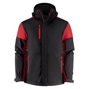 Veste Softshell à Deux Tons Isolée Hommes Col Haut à Capuche Vêtement de Travail Coupe-Vent Imperméable Protection Thermique Vestes Softshell - Product Image 4