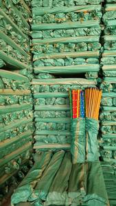 Factory Wholesale Home Use Broom & Dustpan <b>Set</b> 100% Eucalyptus <b>Wood</b> Stick With Raw PVC Coated Broom Handle Plastic <b>Cleaning</b> Tool - Product Image 4