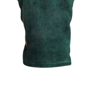 ถุงมือเชื่อมหนังวัวแยกเป็นลายสีเขียวทุกขนาดตามสั่ง - Product Image 5