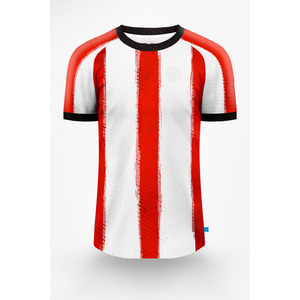 Tenues de football personnalisées unisexes, maillots respirants à séchage rapide, col rond extensible, toutes saisons, uniformes - Product Image 5