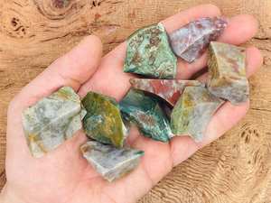 Natural <b>Raw</b> Ocean Jasper <b>Crystal</b> Untreated Loose Rough Gemstone Custom Size for Jewelry Making - Product Image 6