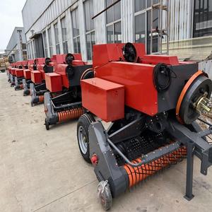 Mini máquina empacadora de heno de paja redonda de calidad con motor y caja de cambios para uso agrícola de alta productividad - Product Image 1