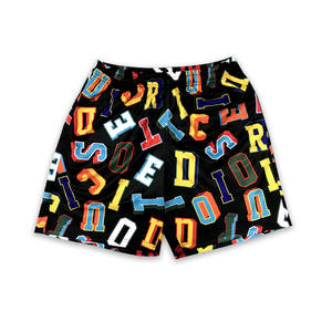 2025 último estilo personalizado sublimación 4 vías pantalones cortos elásticos para hombres sensación suave ropa de tendencia gimnasio niños usan pantalones cortos - Product Image 2