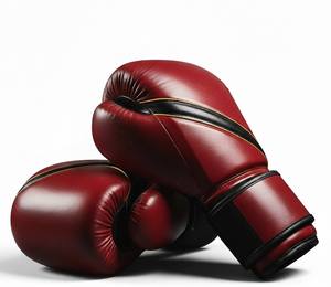 Gants de boxe haut de gamme tendance, 100% cuir de vache véritable, respirants, de haute qualité, pour la boxe, le Muay Thai et l'entraînement - Product Image 1