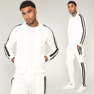 Logo personnalisé unisexe automne léger 100% coton respirant Joggers ensembles survêtement vêtements de sport pour la formation Gym confortable - Product Image 4