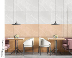 Carreaux en porcelaine vitrifiée polie aspect marbre 600x600 mm, finition beige brillant Armani, qualité supérieure, 2x2 pieds, pour murs et sols - Product Image 3