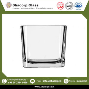 Votive en verre carré décoratif pour la maison disponible au prix de gros - Product Image 2